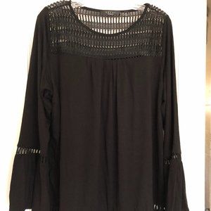 Cyrus Woman Black Tunic 2X